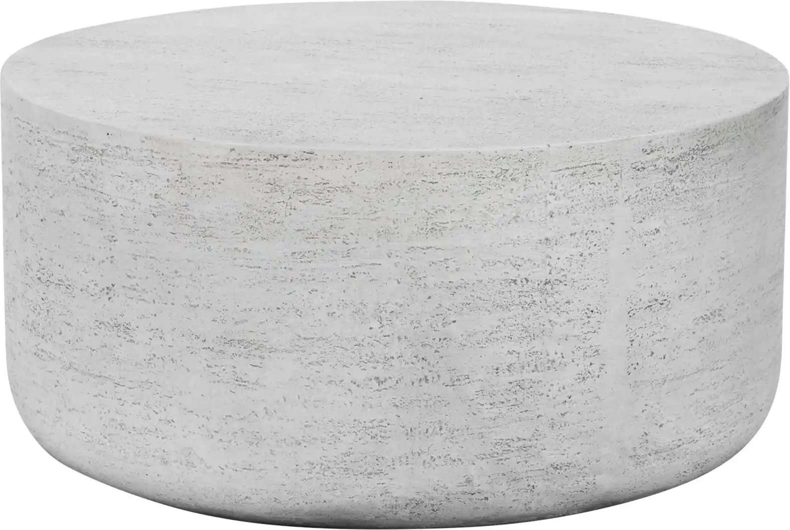 Couchtisch Travertino ¦ grau ¦ Maße (cm): H: 40 Ø: 80 Tische > Couchtische > Couchtische rund - Höffner