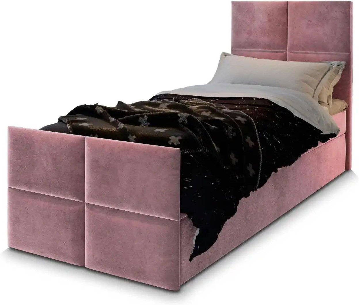 MASSENO Boxbett mit Bettkasten Ariel ¦ rosa/pink ¦ Maße (cm): B: 80 H: 98 Betten > Polsterbetten - Höffner