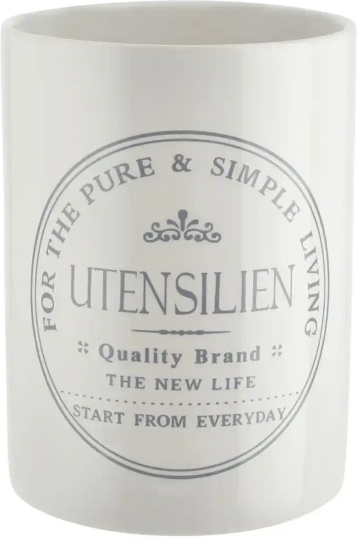 KHG Utensilienhalter ¦ weiß ¦ Maße (cm): H: 14 Ø: 10 Küchenzubehör & Helfer > Küchenhelfer - Höffner