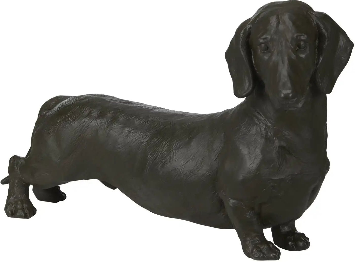 Dekofigur Dackel ¦ braun ¦ Polyresin (Kunstharz) ¦ Maße (cm): B: 38 H: 24 T: 18.0 Accessoires > Dekoartikel - Höffner