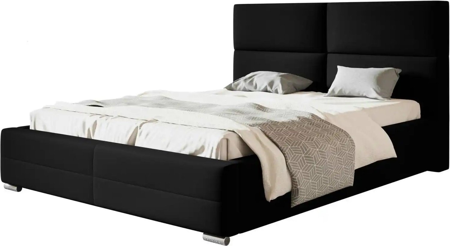 Polsterbett mit Stauraum Sale ¦ schwarz ¦ Maße (cm): B: 180 H: 104 Betten > Polsterbetten - Höffner