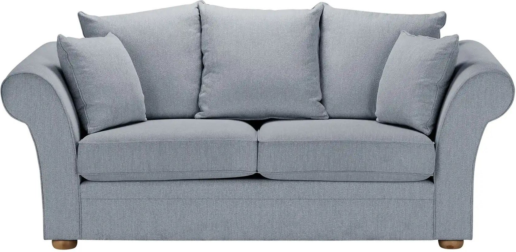 Sofa  Olivia ¦ blau ¦ Maße (cm): B: 215 H: 100 T: 98.0 Polstermöbel > Sofas > 2-Sitzer - Höffner