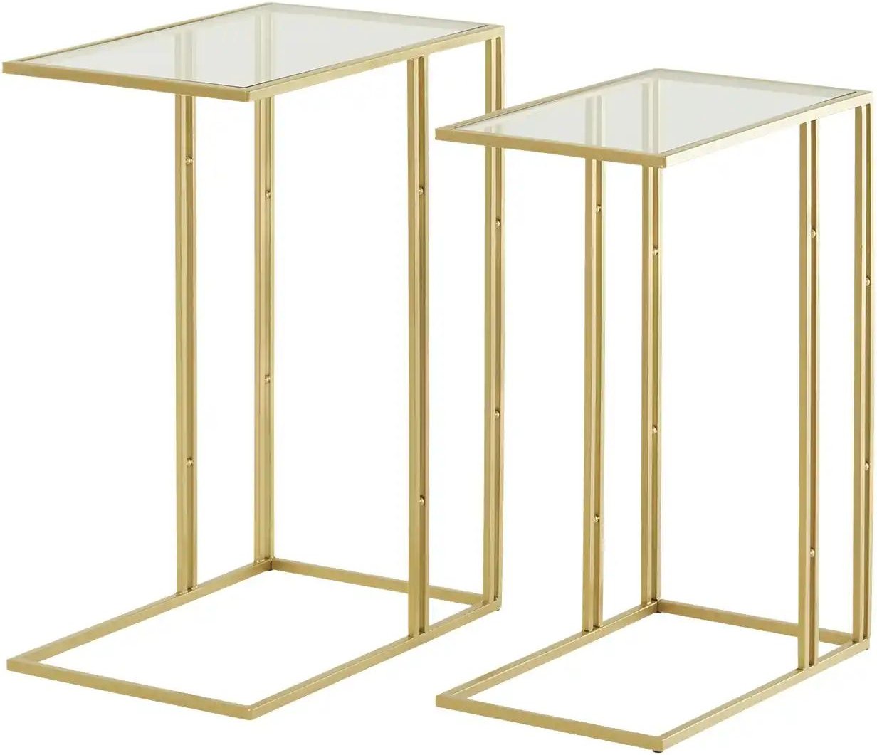 Thumbnail - Beistelltisch 2er-Set Uppello ¦ gold ¦ Maße (cm): B: 33 H: 68 Tische > Beistelltische > Beistelltische ohne Rollen - Hö...