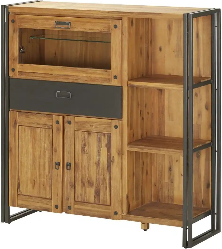 Highboard Detroit ¦ holzfarben ¦ Maße (cm): B: 119 H: 124 T: 40.0 Kommoden & Sideboards > Highboards - Höffner