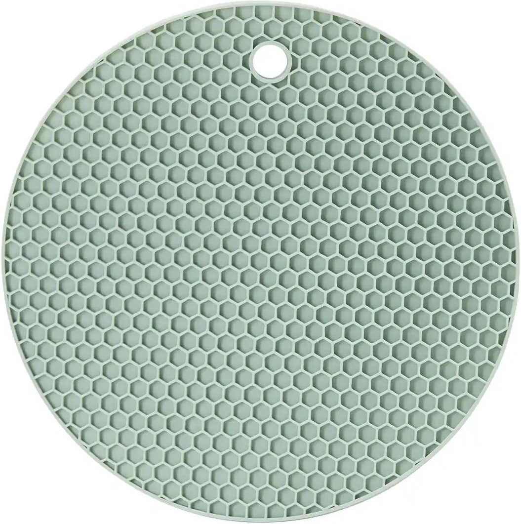 KHG Topfuntersetzer ¦ grün ¦ Silikon ¦ Maße (cm): B: 18 H: 0,8 Küchenzubehör & Helfer > Tischaccessoires - Höffner