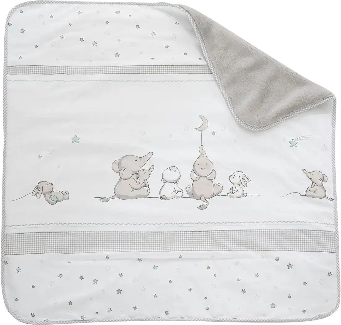 Roba Kuscheldecke Sternenzauber ¦ grau ¦ Synthetik ¦ Maße (cm): B: 80 H: 80 T: 1.0 Baby > Baby Textilien > Babydecken -...