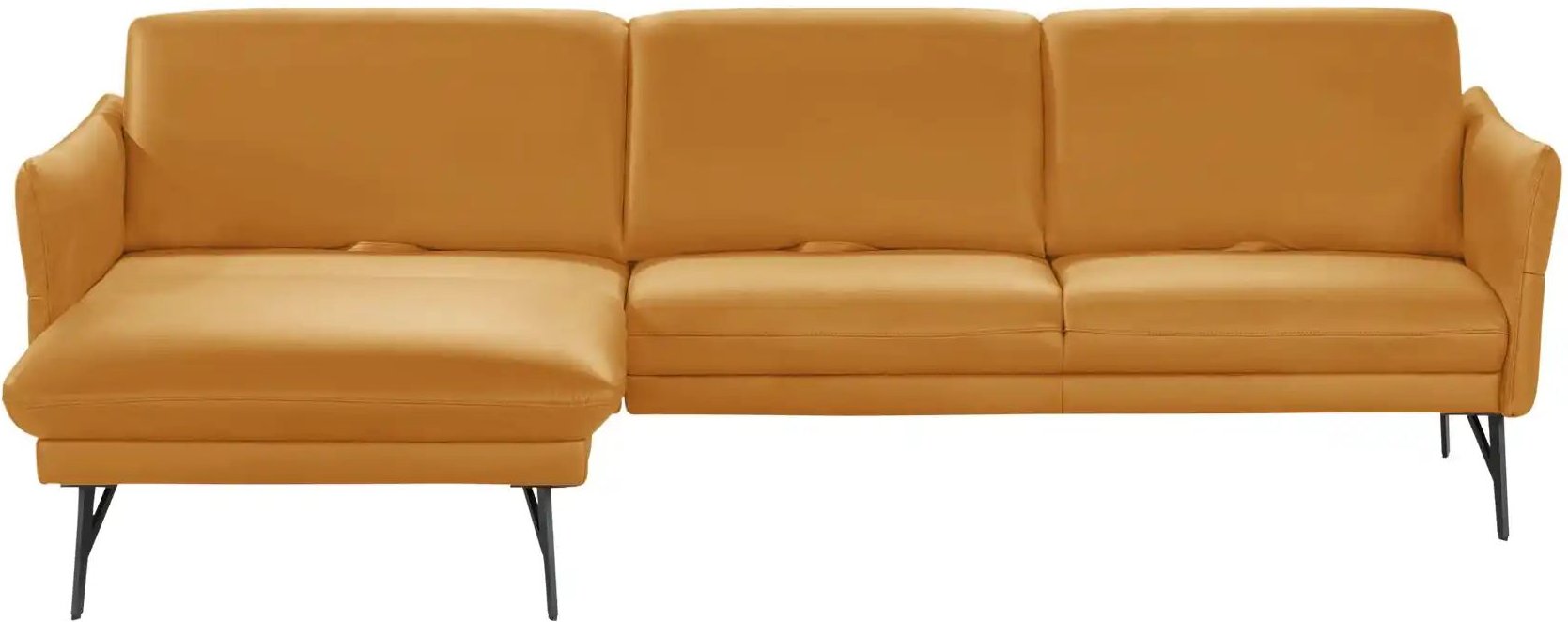 himolla Ecksofa Leder 1928 ¦ gelb ¦ Maße (cm): B: 280 H: 83 Polstermöbel > Sofas > Ecksofas - Höffner