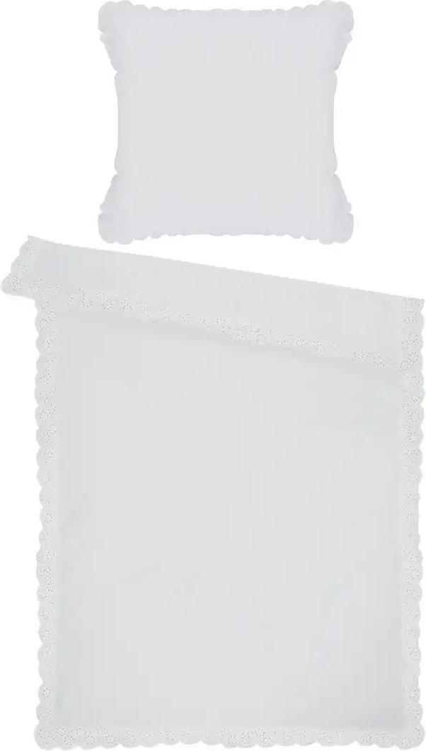 como Rüschen-Bettwäsche  Lace ¦ weiß ¦ Maße (cm): B: 135 Bettwaren > Bettwäsche > Bettwäsche ganzjährig - Höffner