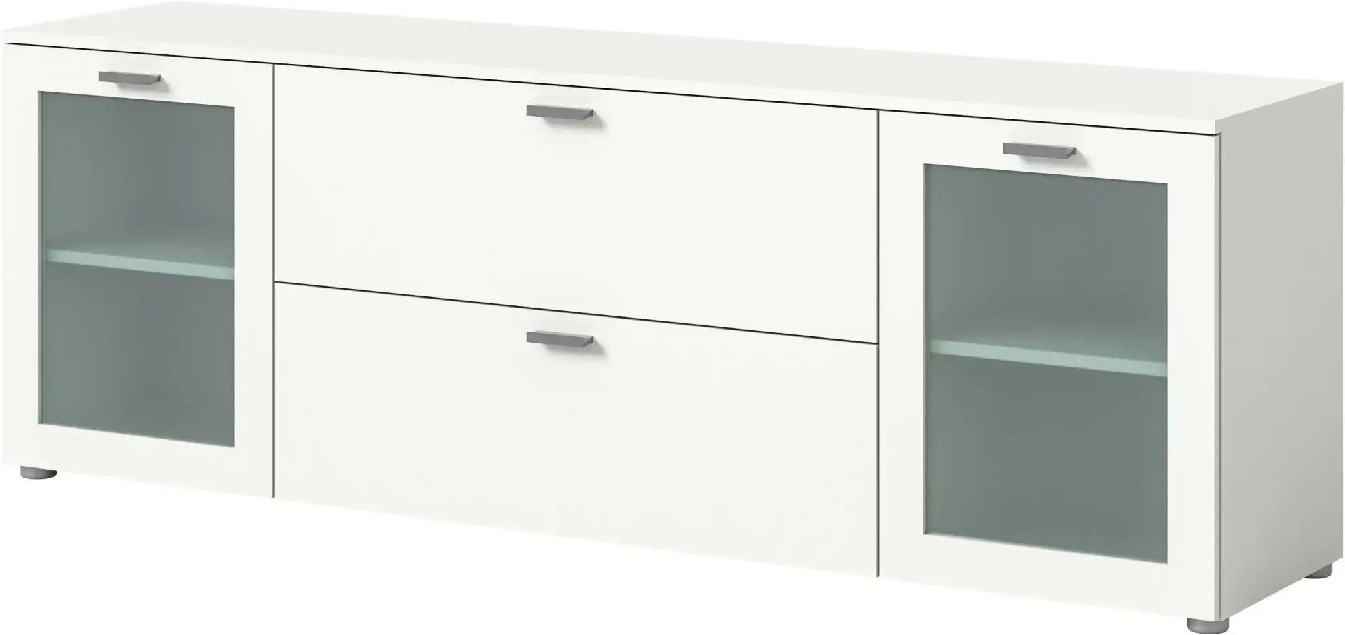 Lowboard Xeno ¦ weiß ¦ Maße (cm): B: 180 H: 62 T: 37.0 Kommoden & Sideboards > Lowboards - Höffner