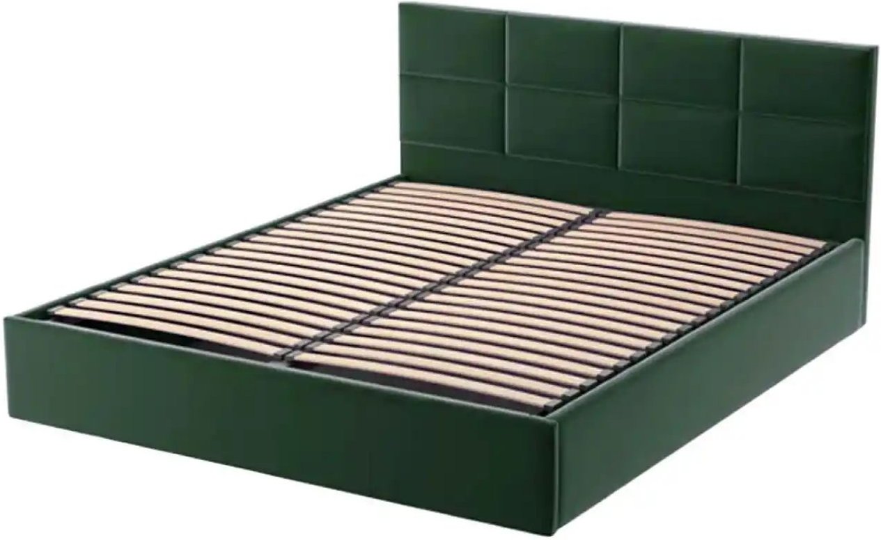 Polsterbett mit Bettkasten Gobi ¦ grün ¦ Maße (cm): B: 99 H: 90 Betten > Polsterbetten - Höffner