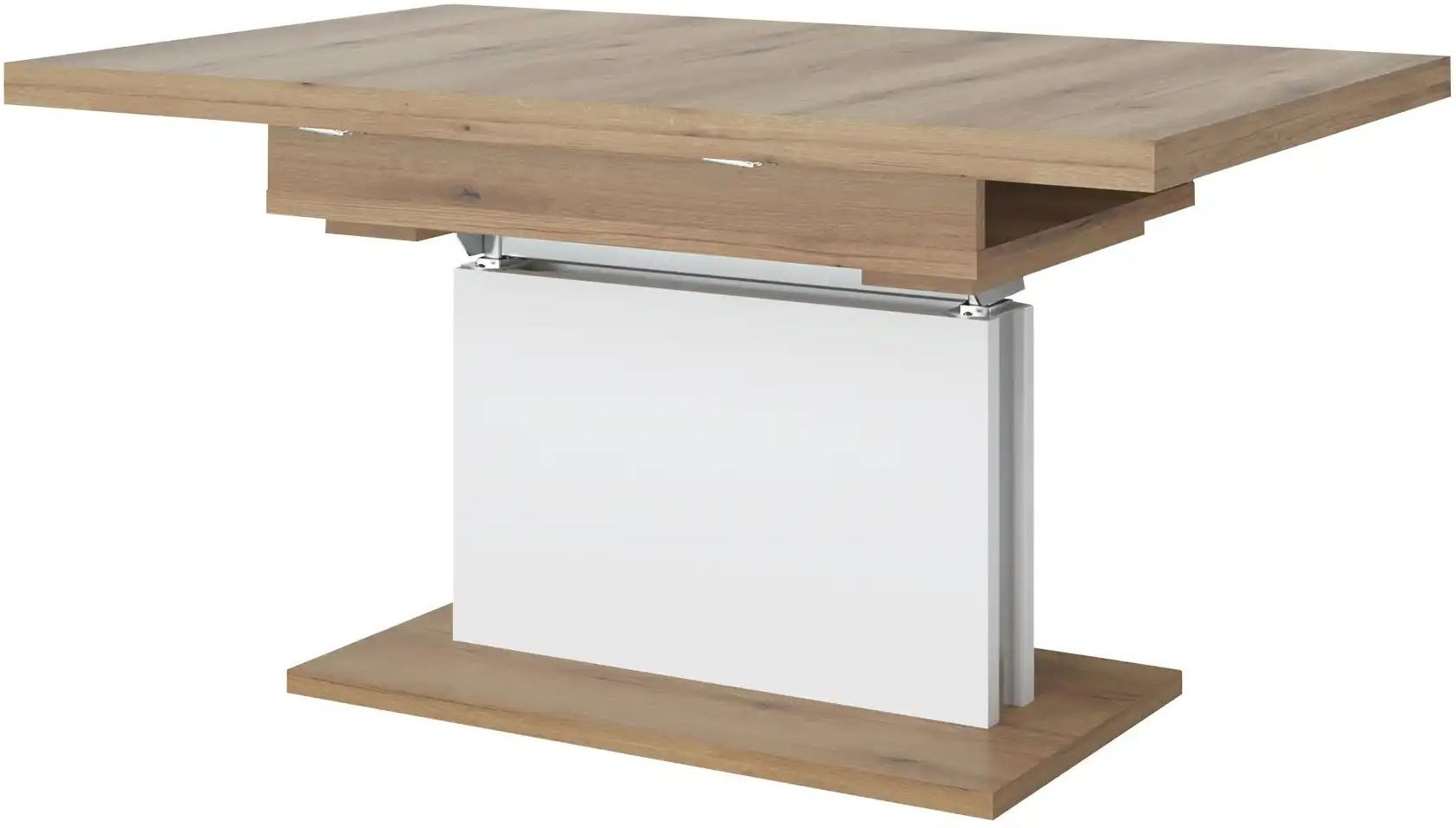 Thumbnail - Couchtisch Caorle ¦ weiß ¦ Maße (cm): B: 110 H: 59 T: 70.0 Tische > Couchtische > Couchtische höhenverstellbar - Höffne...