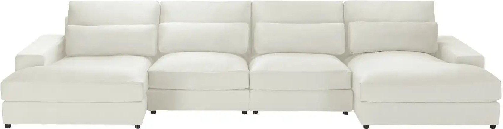 Wohnlandschaft Branna ¦ beige ¦ Maße (cm): B: 412 H: 88 T: 164.0 Polstermöbel > Sofas > Modulsofas - Höffner