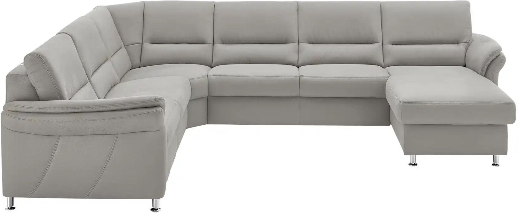 meinSofa Wohnlandschaft mit Boxspringpolsterung Donald ¦ grau ¦ Maße (cm): B: 330 H: 89 T: 173.0 Polstermöbel > Sofas >...
