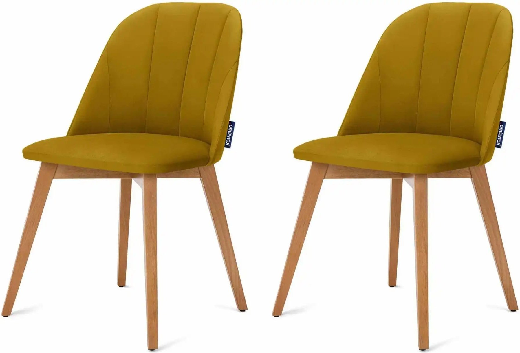 KONSIMO Polsterstuhl 2er-Set ¦ gelb ¦ Maße (cm): B: 48 H: 86 Stühle > Polsterstühle - Höffner