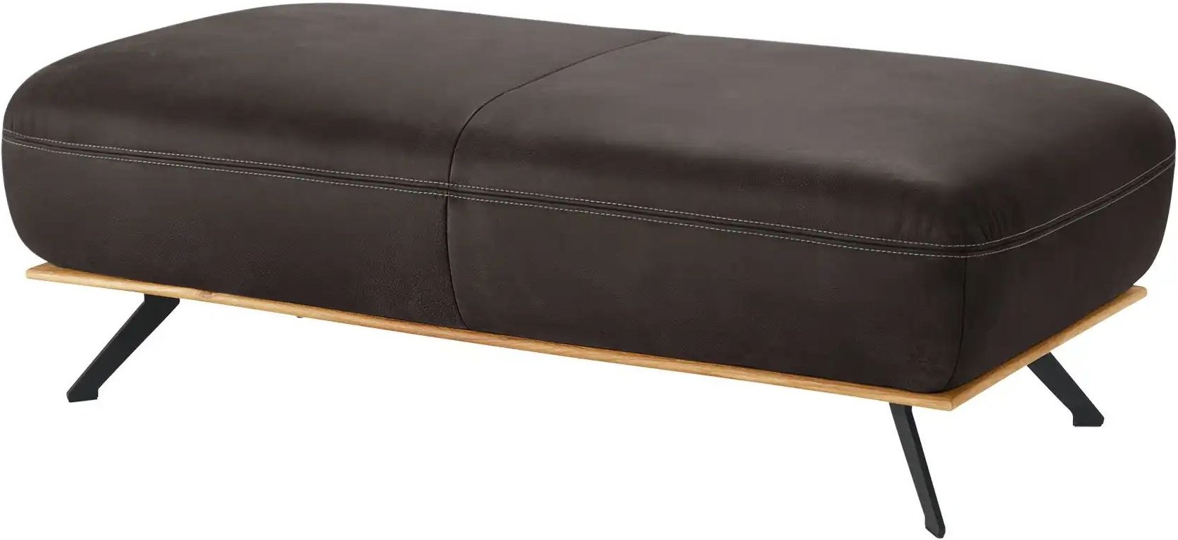 meinSofa Hocker Fiona ¦ braun ¦ Maße (cm): B: 135 H: 43 T: 70.0 Polstermöbel > Hocker - Höffner