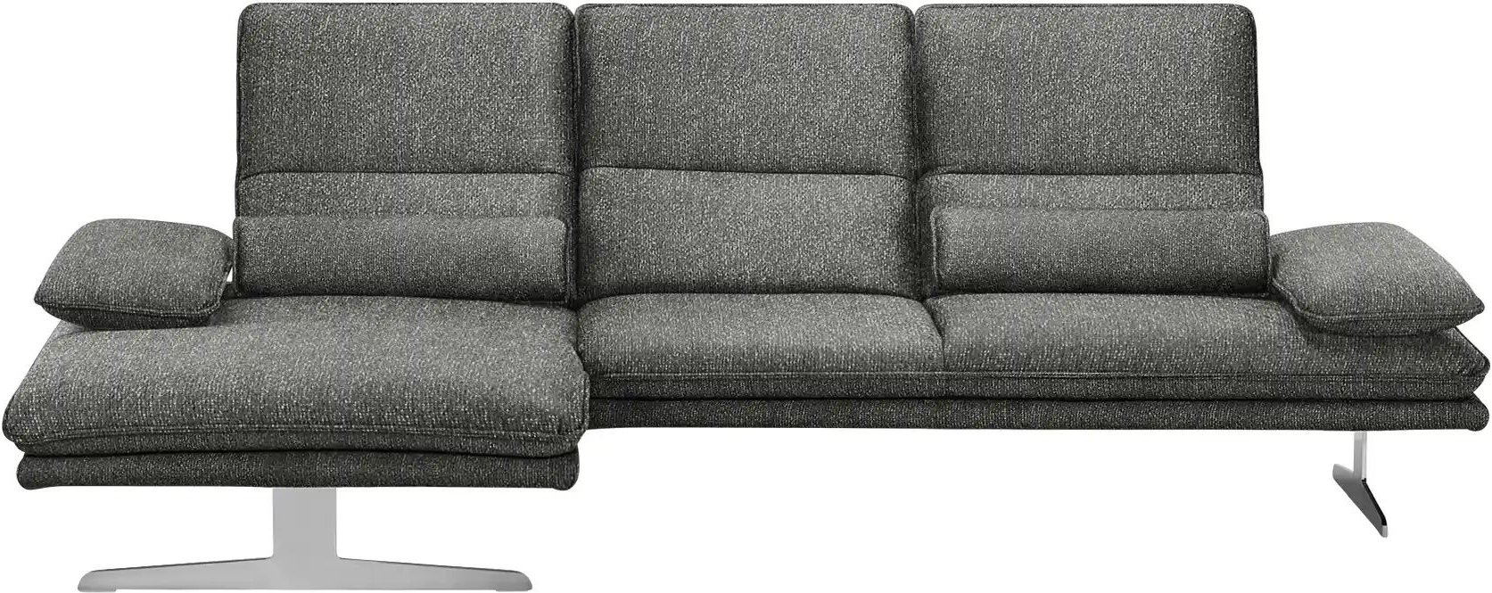 W.SCHILLIG Ecksofa 16777 Broadway ¦ grau ¦ Maße (cm): B: 291 H: 94 T: 164.0 Polstermöbel > Sofas > Ecksofas - Höffner