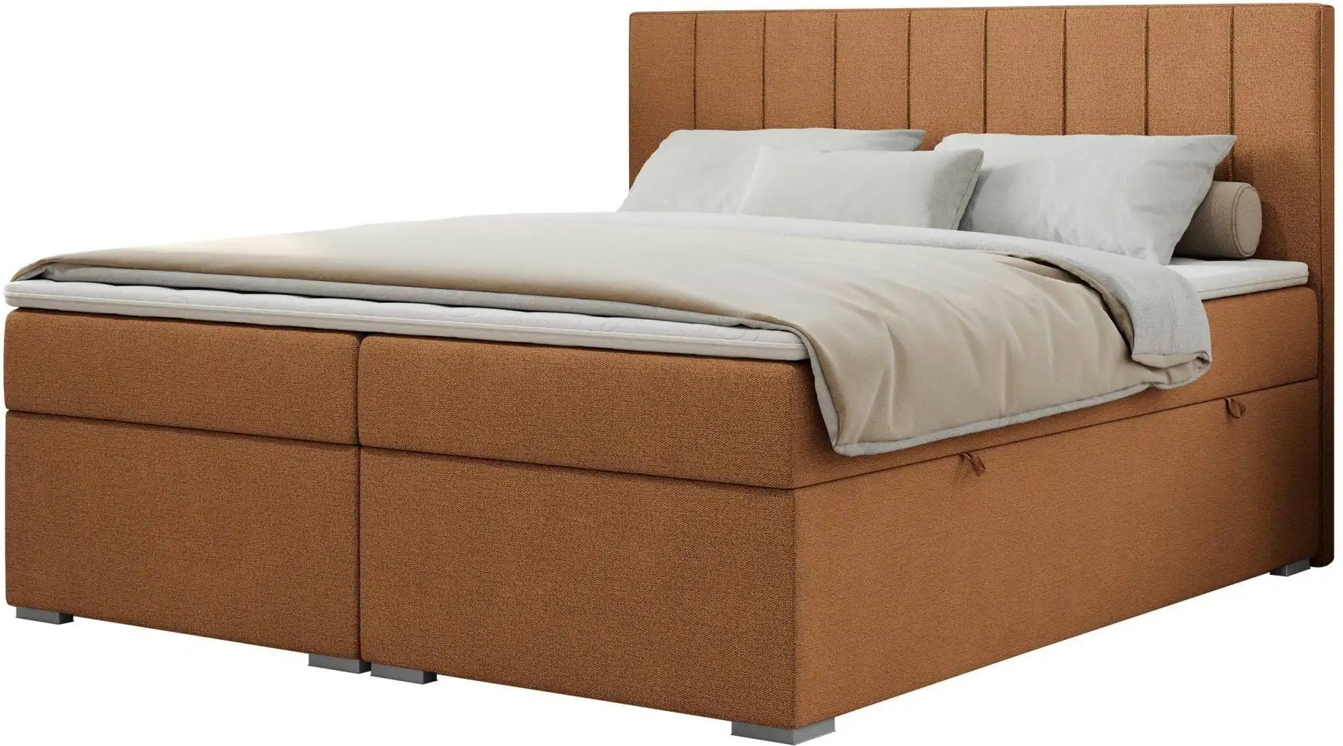 Thumbnail - Boxbett mit Bettkasten Ally ¦ orange ¦ Maße (cm): B: 160 H: 118 Betten > Polsterbetten - Höffner