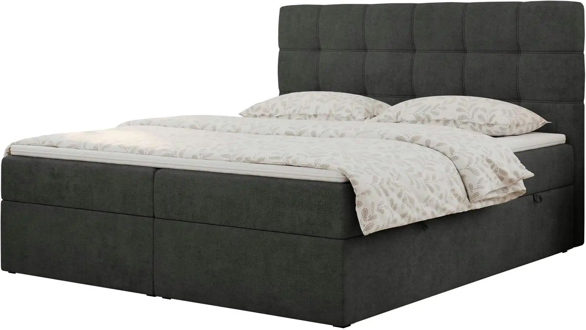 Boxbett mit Bettkasten Erni ¦ grau ¦ Maße (cm): B: 140 H: 110 Betten > Komfortbetten - Höffner