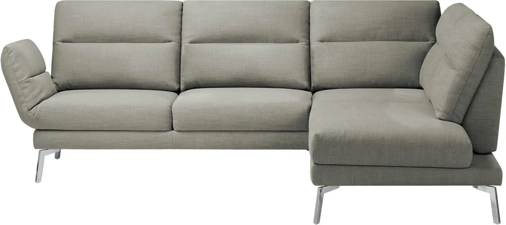 Max Schelling Ecksofa Sentence ¦ grau ¦ Maße (cm): B: 250 T: 208.0 Polstermöbel > Sofas > 3-Sitzer - Höffner