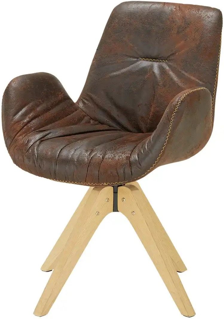 Drehsessel  Buffalo ¦ braun ¦ Maße (cm): B: 60 H: 84 T: 60.0 Stühle > Esszimmerstühle > Esszimmerstühle mit Armlehnen - ...