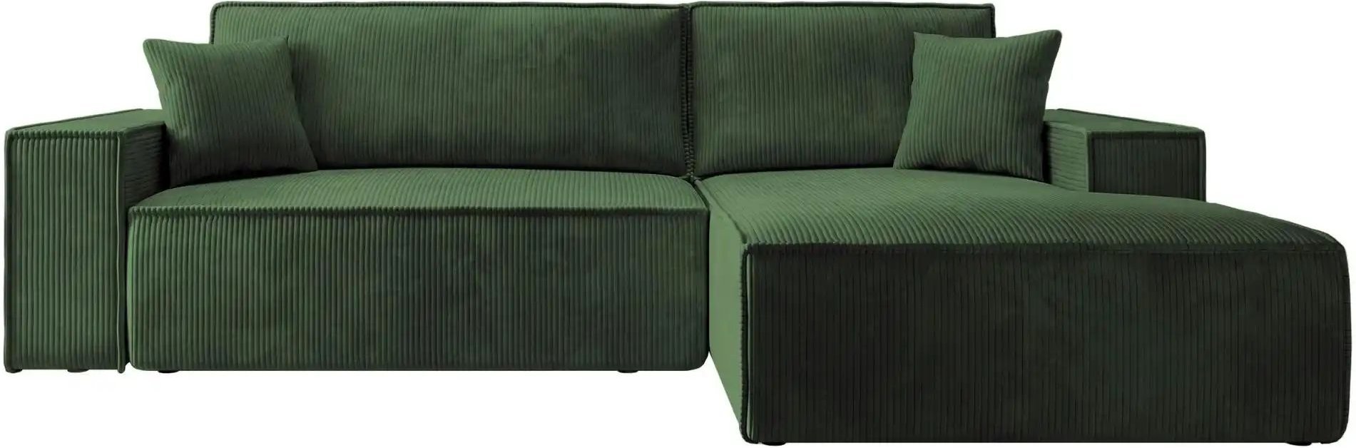 Selsey Ecksofa mit Schlaffunktion Farese ¦ grün ¦ Maße (cm): B: 267 H: 85 Polstermöbel > Sofas > 3-Sitzer - Höffner