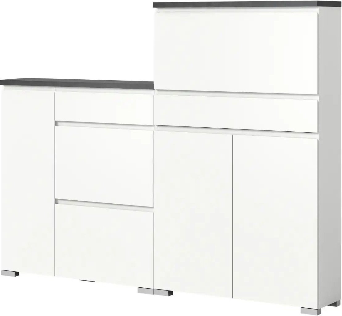 Thumbnail - Schuhschrank-Set ¦ weiß ¦ Maße (cm): B: 205 H: 152 Garderoben & Kleiderstangen > Garderobensysteme - Höffner