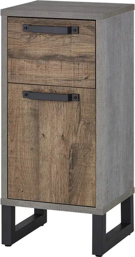 Unterschrank Luganer See ¦ holzfarben ¦ Maße (cm): B: 40 H: 87 T: 35.0 Schränke > Badschränke > Bad-Unterschränke - Höf...