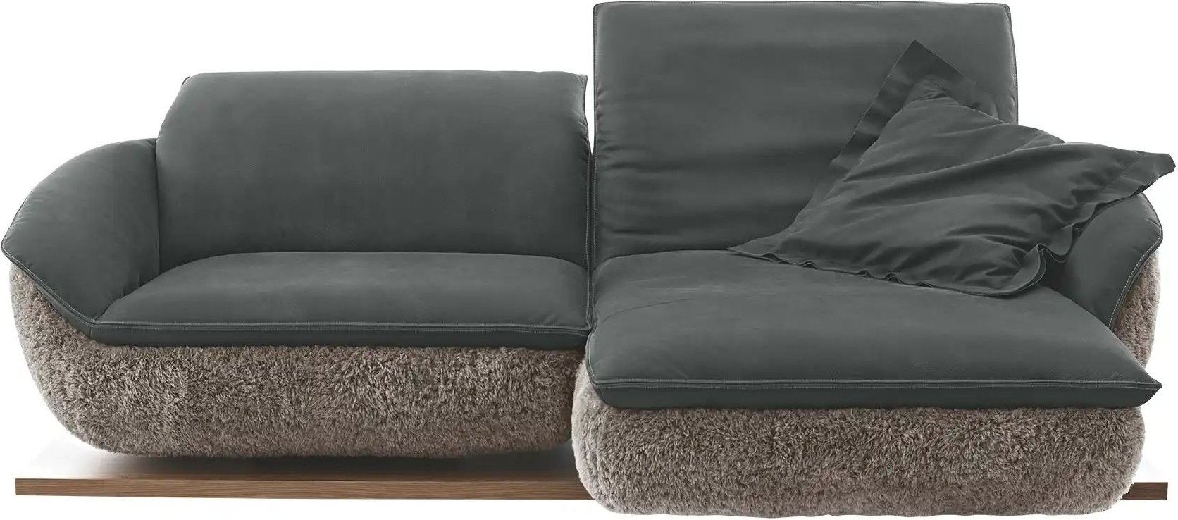 KOINOR Ecksofa Mooove ¦ blau ¦ Maße (cm): B: 242 H: 99 T: 120.0 Polstermöbel > Sofas > Ecksofas - Höffner