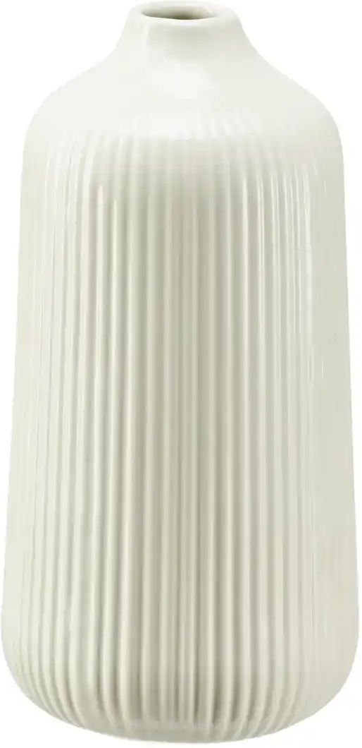 HOME STORY Vase ¦ creme ¦ Dolomite ¦ Maße (cm): H: 20 Ø: 10 Accessoires > Vasen - Höffner