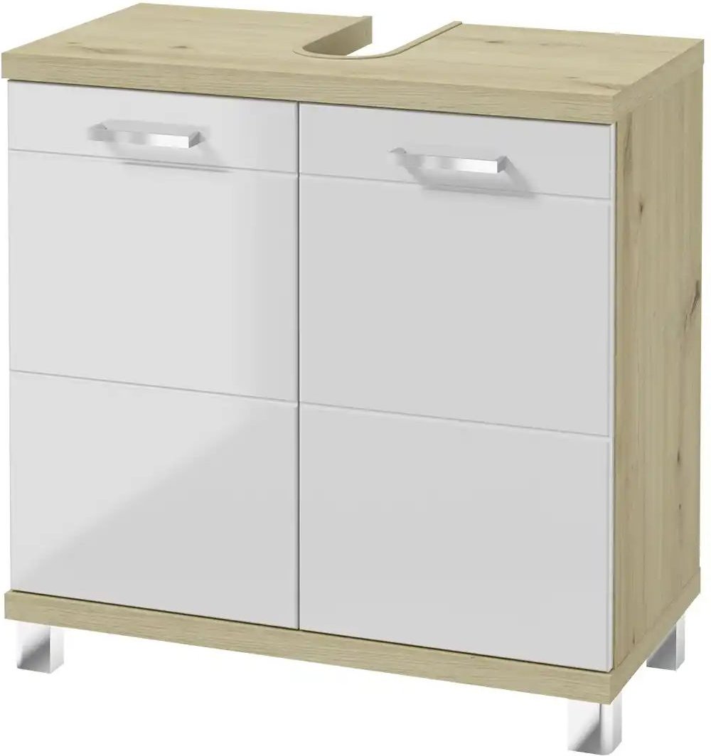 Waschbeckenunterschrank Nehmitzsee ¦ holzfarben ¦ Maße (cm): B: 60 H: 60 T: 32.0 Schränke > Badschränke > Waschbecken-u...