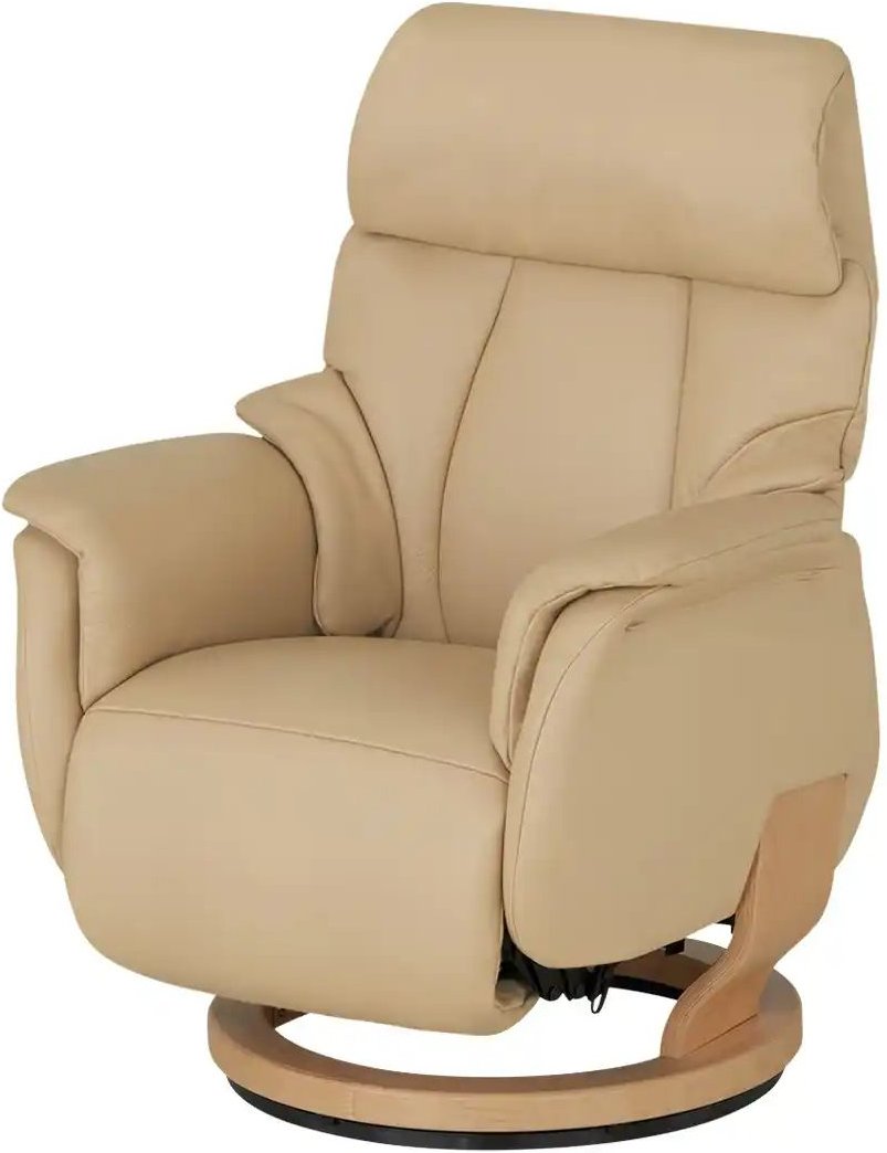 Nils Olsen Drehsessel aus Echtleder Silas ¦ braun ¦ Maße (cm): B: 78 H: 105 T: 89.0 Polstermöbel > Sessel > Relaxsessel ...