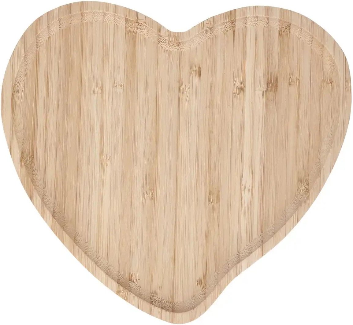 KHG Schneidebrett "Herz" ¦ holzfarben ¦ Holz ¦ Maße (cm): B: 21 H: 1,6 Küchenzubehör & Helfer > Schneidebretter - Höff...