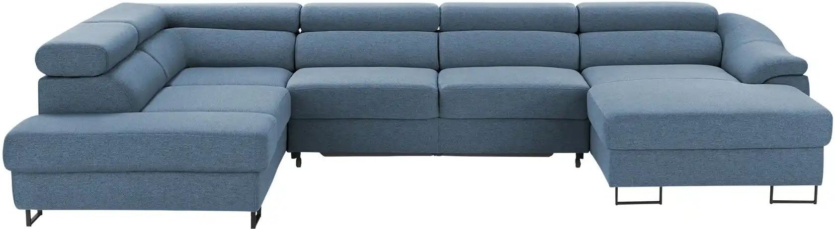 switch Ecksofa Lavos ¦ blau ¦ Maße (cm): B: 346 H: 85 T: 221.0 Polstermöbel > Sofas > Schlafsofas - Höffner