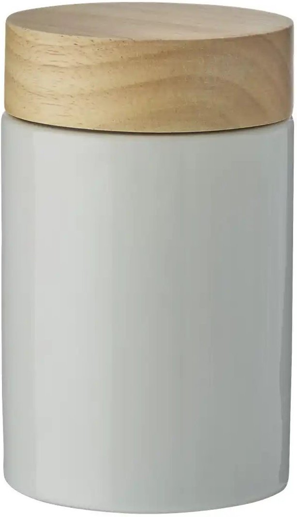 KHG Aufbewahrungsdose ¦ weiß ¦ Steinzeug/Steingut ¦ Maße (cm): H: 16 Ø: 10 Küchenzubehör & Helfer > Küchenhelfer - Hö...