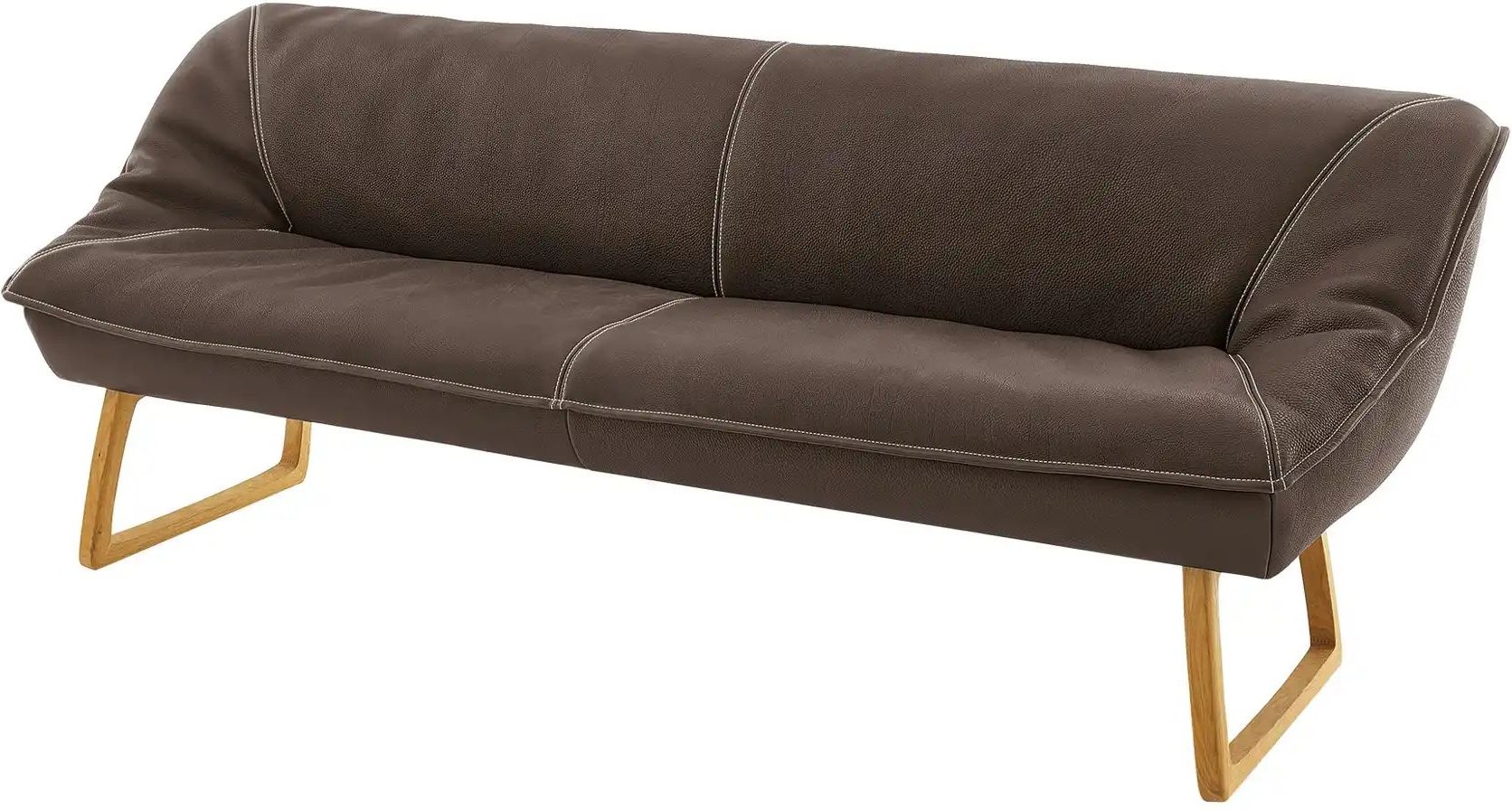 KOINOR Polsterbank Leder Alino ¦ braun ¦ Maße (cm): B: 228 H: 89 T: 77.0 Bänke > Einzelbänke - Höffner