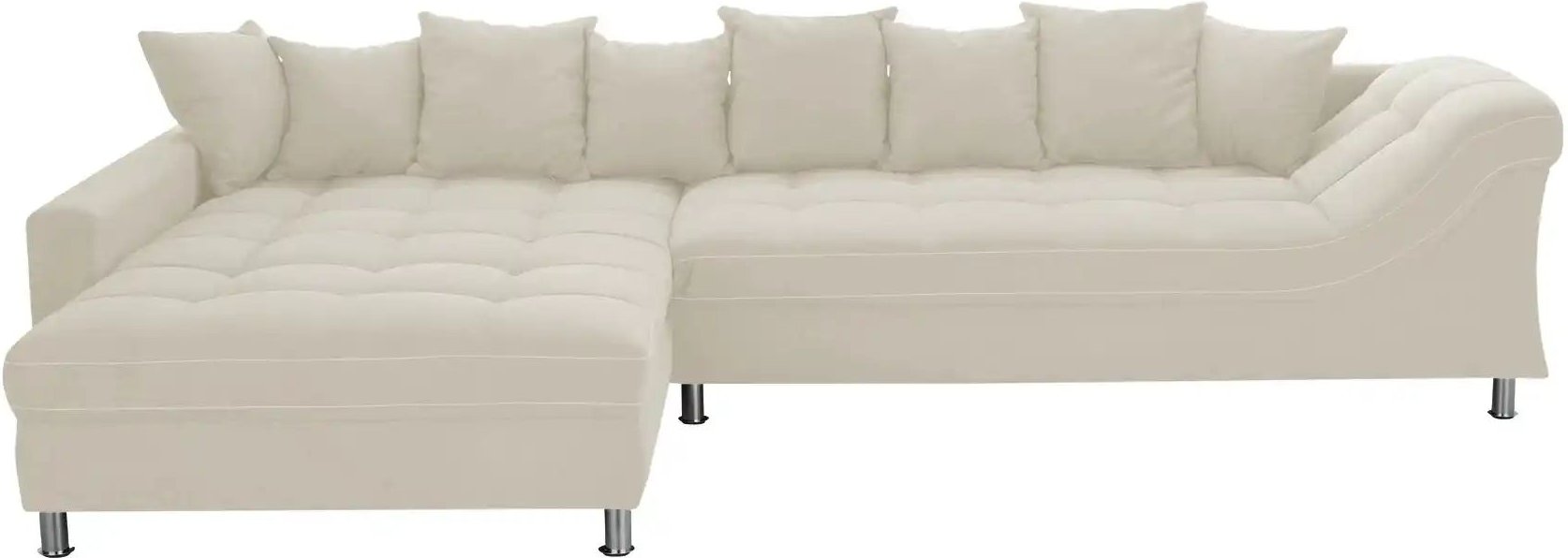 smart Ecksofa Hanalie ¦ creme ¦ Maße (cm): B: 340 H: 95 T: 226.0 Polstermöbel > Sofas > 3-Sitzer - Höffner