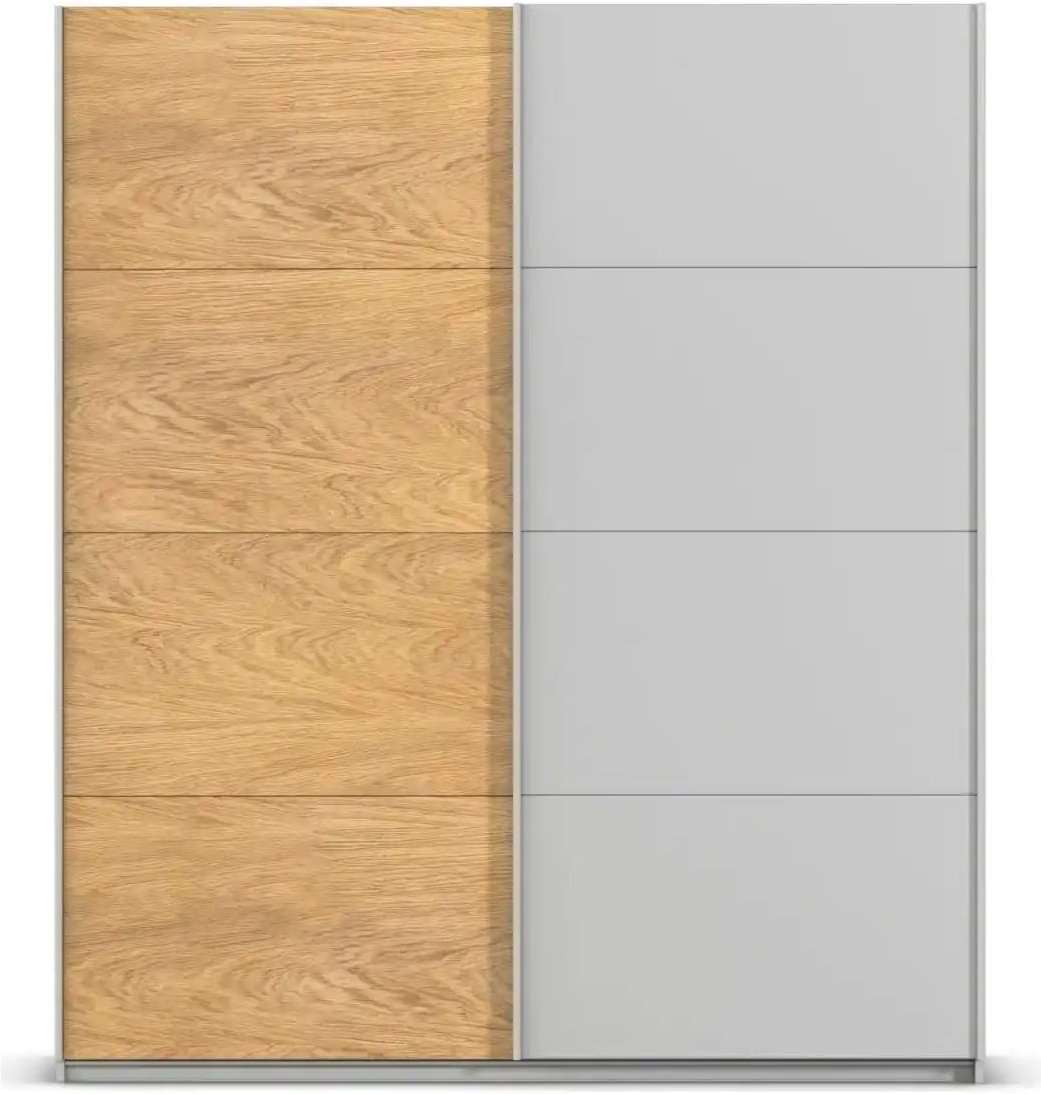 Schwebetürenschrank 2 türig Malva Extra ¦ grau ¦ Maße (cm): B: 181 H: 210 Schränke > Kleiderschränke > Schwebetürenschrä...