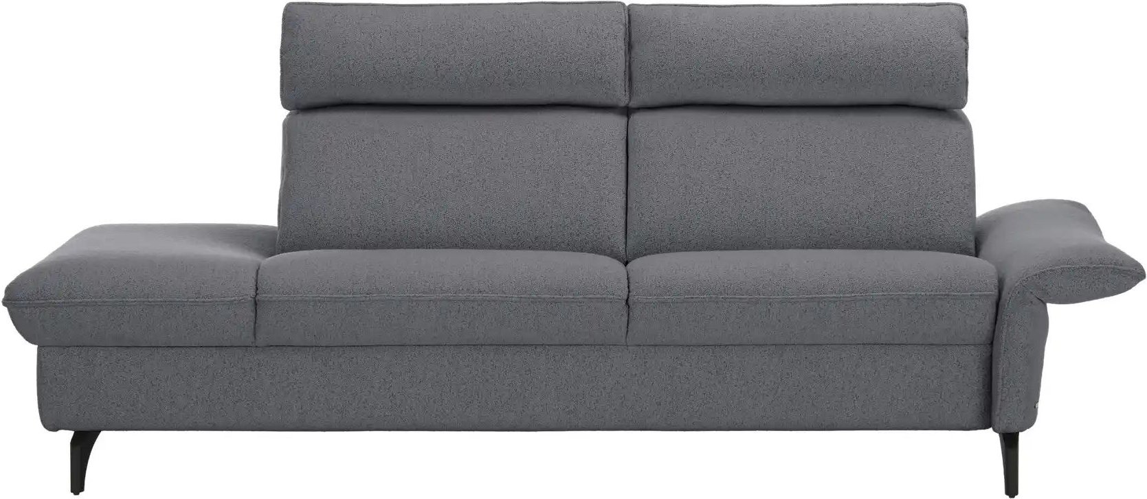 himolla Recamiére 1926 ¦ grau ¦ Maße (cm): B: 233 H: 106 T: 117.0 Polstermöbel > Ottomanen & Recamiere - Höffner