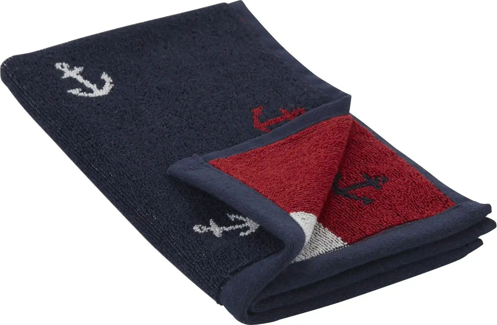 como Gästetuch Anker ¦ blau ¦ Maße (cm): B: 30 Badtextilien > Handtücher & Badetücher > Handtücher - Höffner