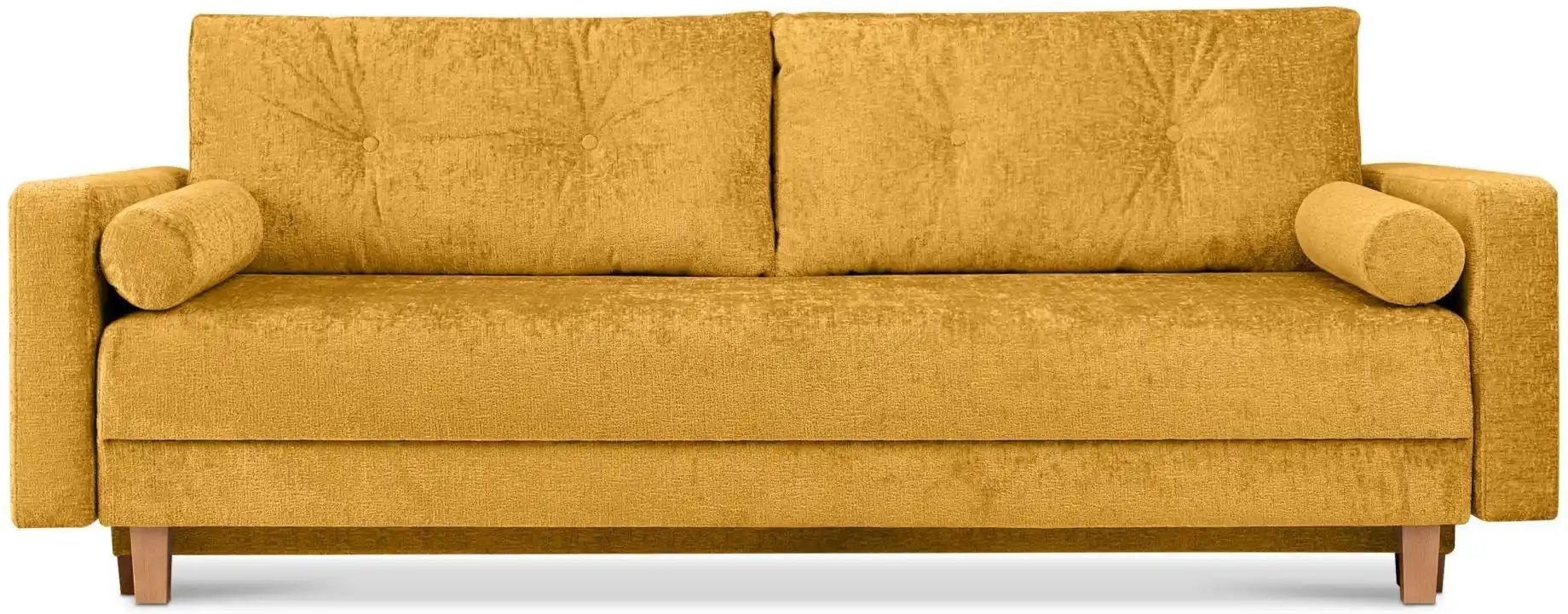 KONSIMO Einzelsofa Eriso ¦ gelb ¦ Maße (cm): B: 220 H: 80 Polstermöbel > Sofas > 3-Sitzer - Höffner