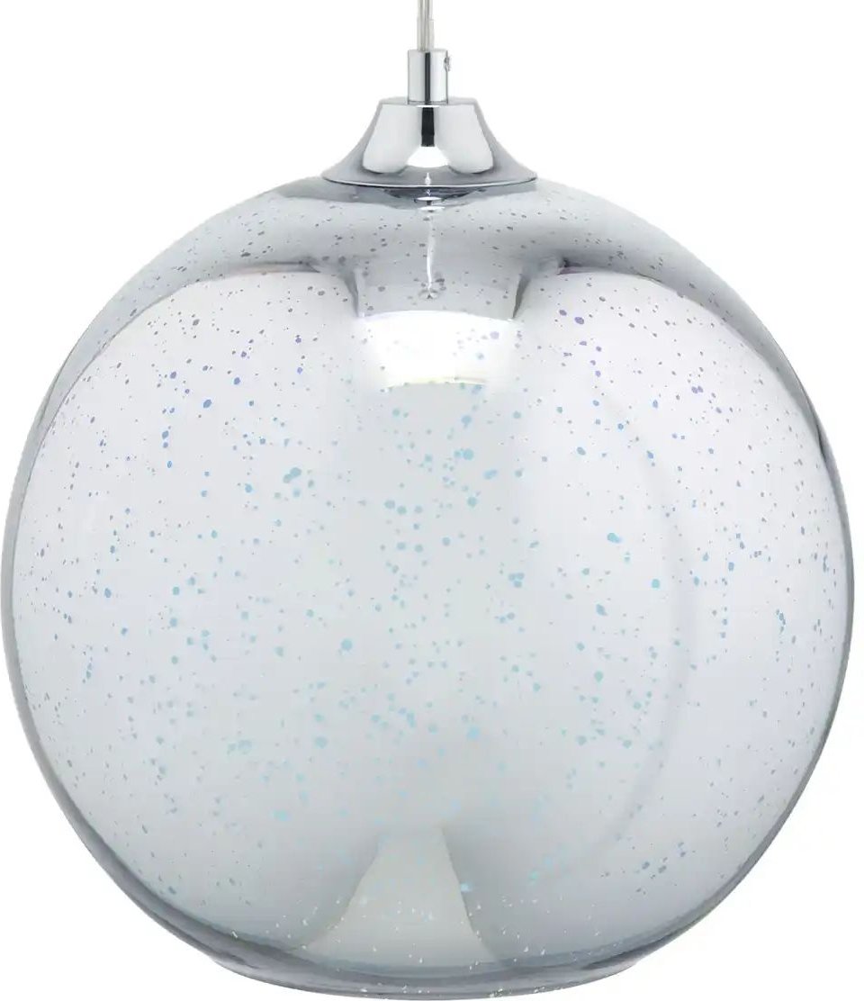 KHG Pendelleuchte 1-flammig chrom ¦ silber ¦ Maße (cm): H: 150 Ø: 30 Lampen & Leuchten > Hängeleuchten - Höffner