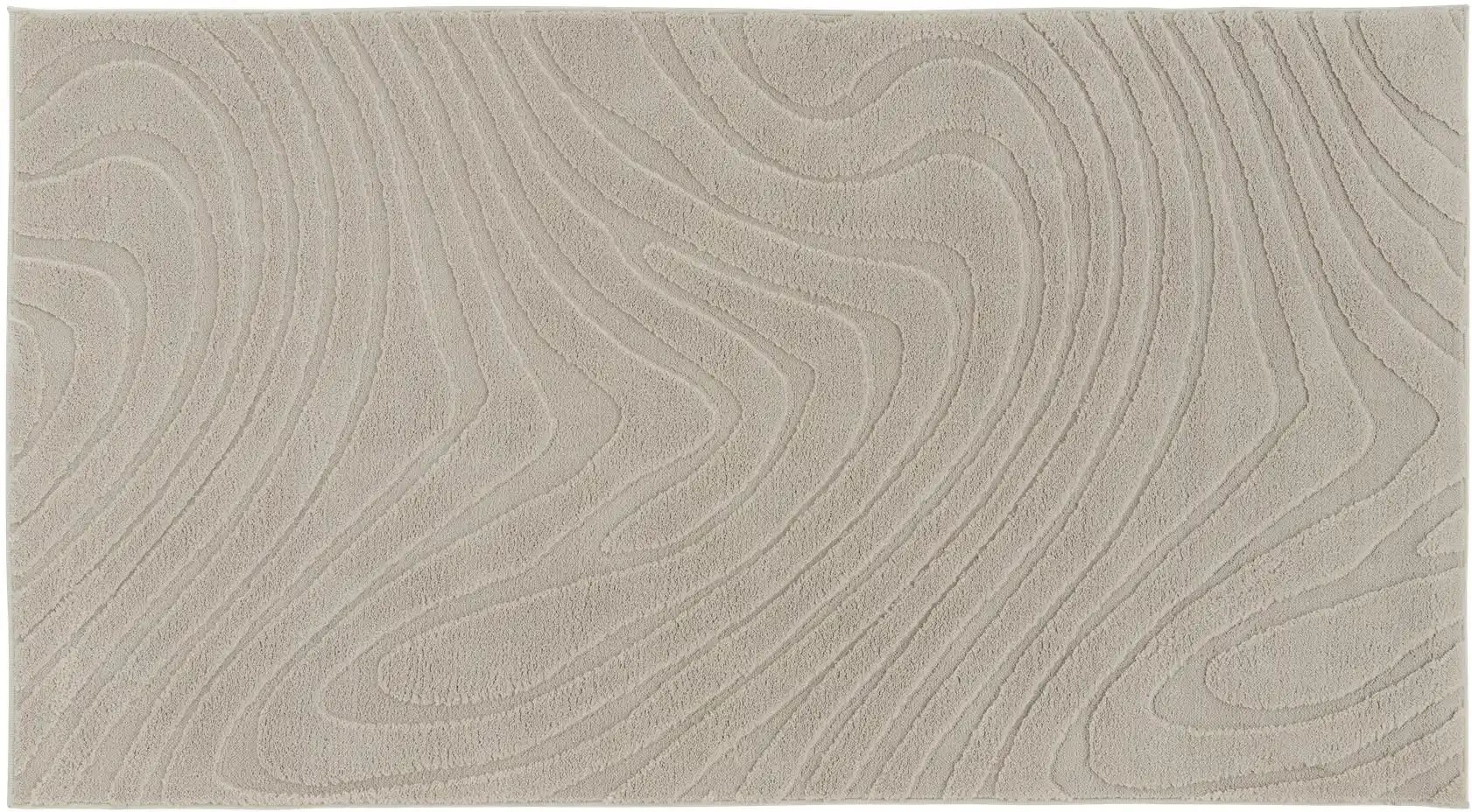 como Webteppich Wave ¦ grau ¦ Synthetische Fasern ¦ Maße (cm): B: 80 Teppiche > Kurzflorteppiche - Höffner