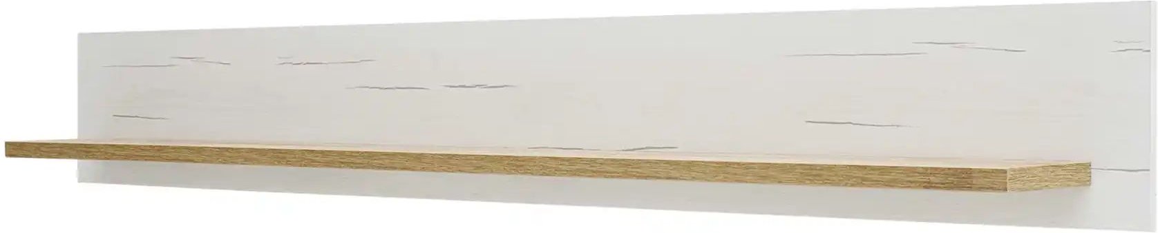 maison bleue Wandboard Zara ¦ weiß ¦ Maße (cm): B: 181 H: 24 T: 22.0 Regale > Wandboards - Höffner