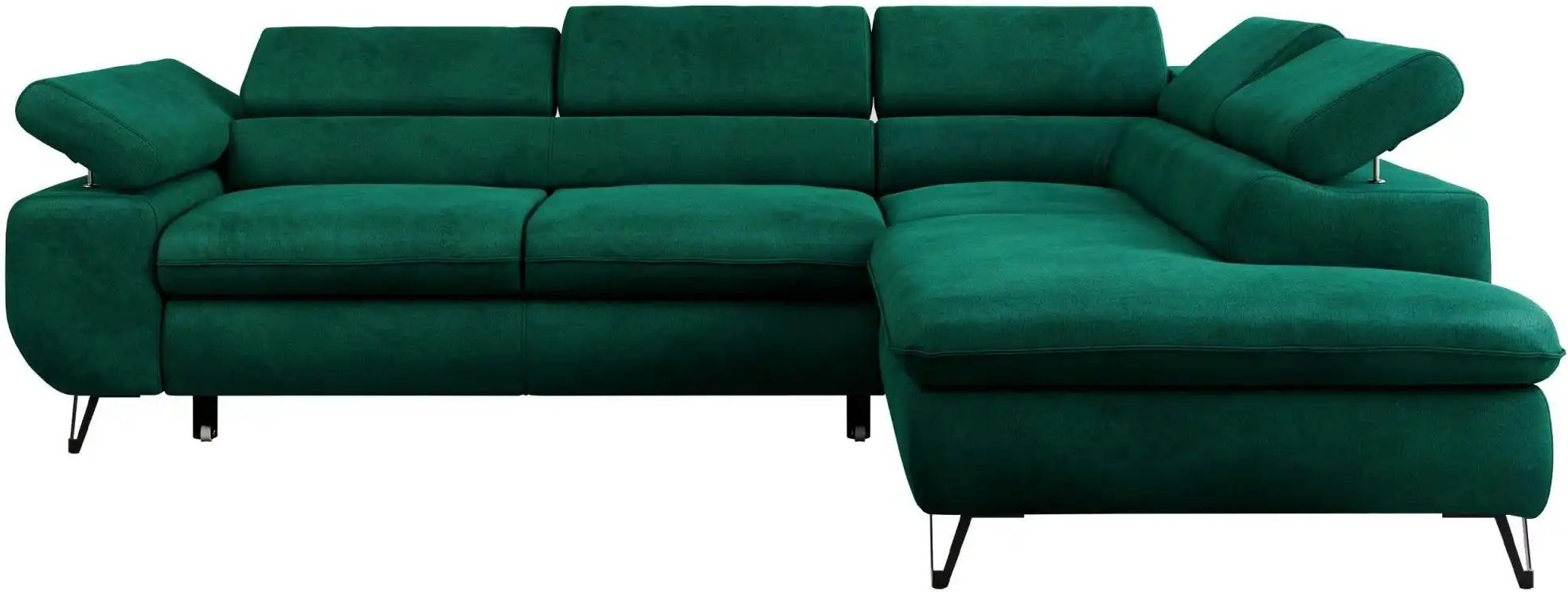 Ecksofa mit Schlaffunktion Peter ¦ grün ¦ Maße (cm): B: 273 H: 76 Polstermöbel > Sofas > Ecksofas - Höffner