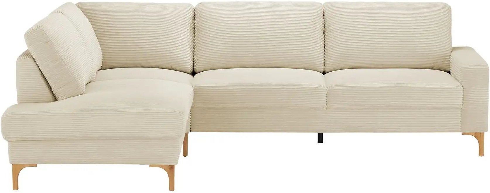 Gray & Jones Cord-Sofa Capa ¦ beige ¦ Maße (cm): B: 276 H: 86 T: 200.0 Polstermöbel > Sofas > Ecksofas - Höffner
