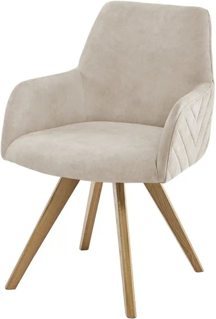 Woodford Esszimmerstuhl Delhi ¦ creme ¦ Maße (cm): B: 61 H: 88 T: 66.5 Stühle > Küchenstühle > Küchenstühle mit Armlehn...