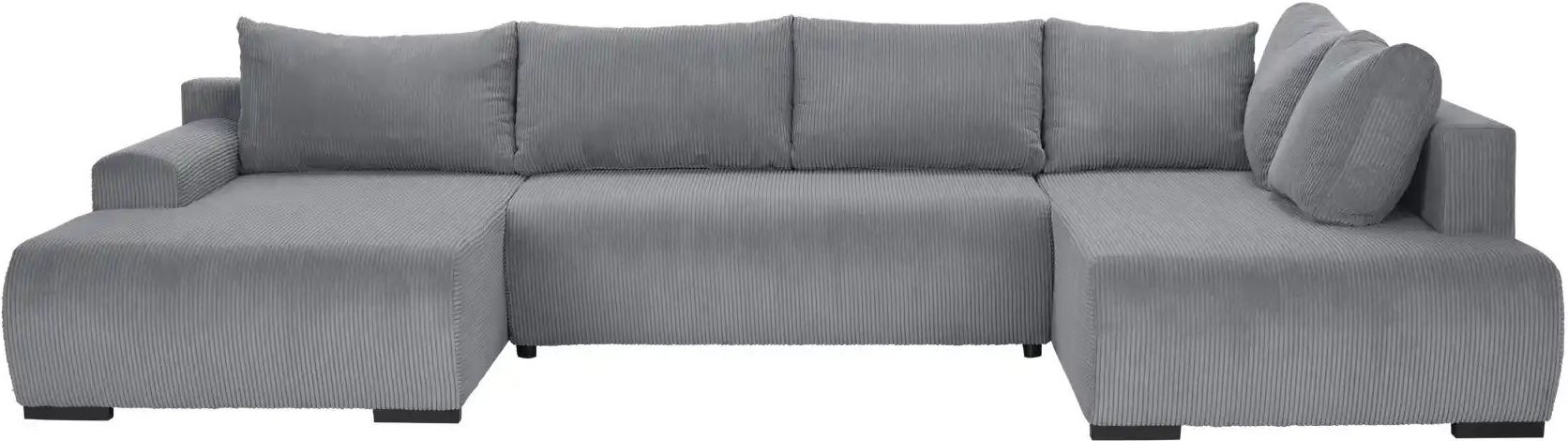 smart Wohnlandschaft Nelly ¦ grau ¦ Maße (cm): B: 345 H: 85 T: 202.0 Polstermöbel > Sofas > Wohnlandschaften - Höffner