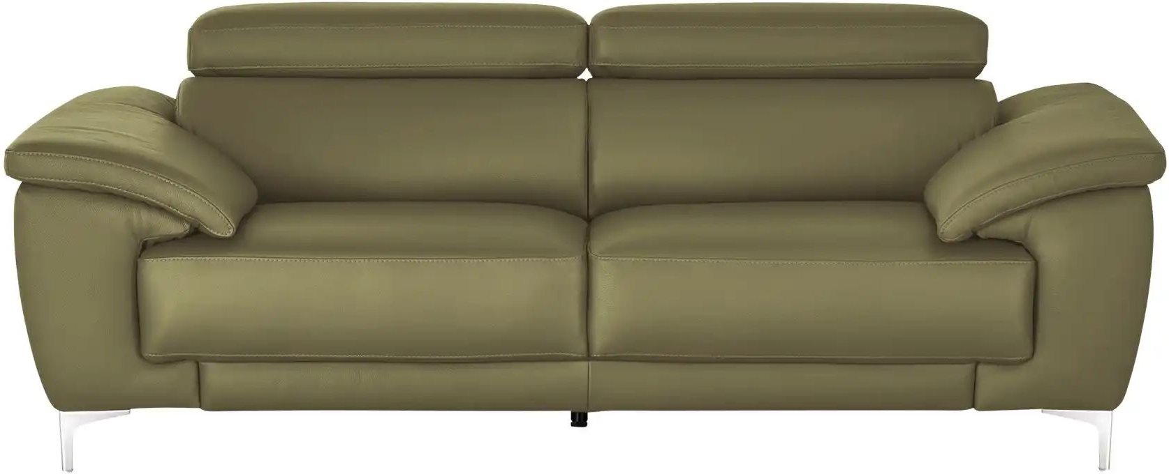 Max Schelling Einzelsofa aus Echtleder Vita ¦ grün ¦ Maße (cm): B: 216 H: 93 T: 105.0 Polstermöbel > Sofas > 2-Sitzer - ...