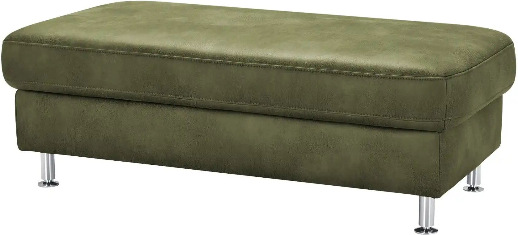 Mein Sofa bold XXL Hocker Veit ¦ grün ¦ Maße (cm): B: 130 H: 46 T: 65.0 Polstermöbel > Hocker - Höffner