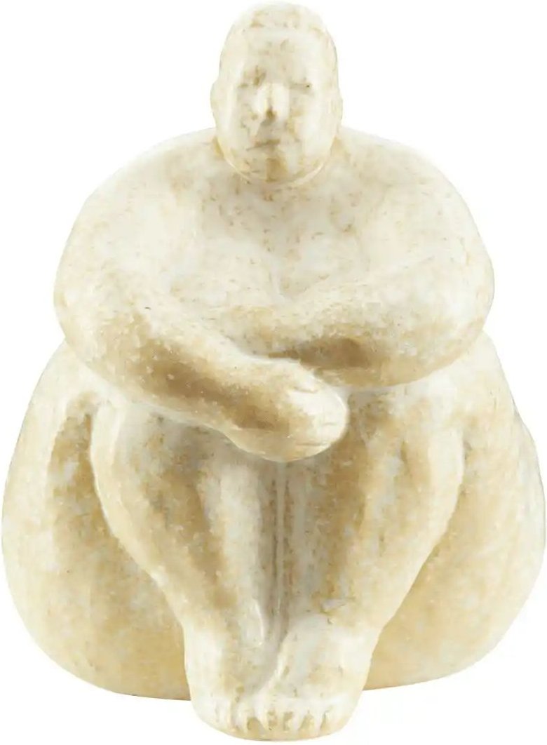 HOME STORY Deko Figur Woman ¦ beige ¦ Steinzeug ¦ Maße (cm): B: 12,5 H: 15 T: 12.0 Accessoires > Dekoartikel - Höffner